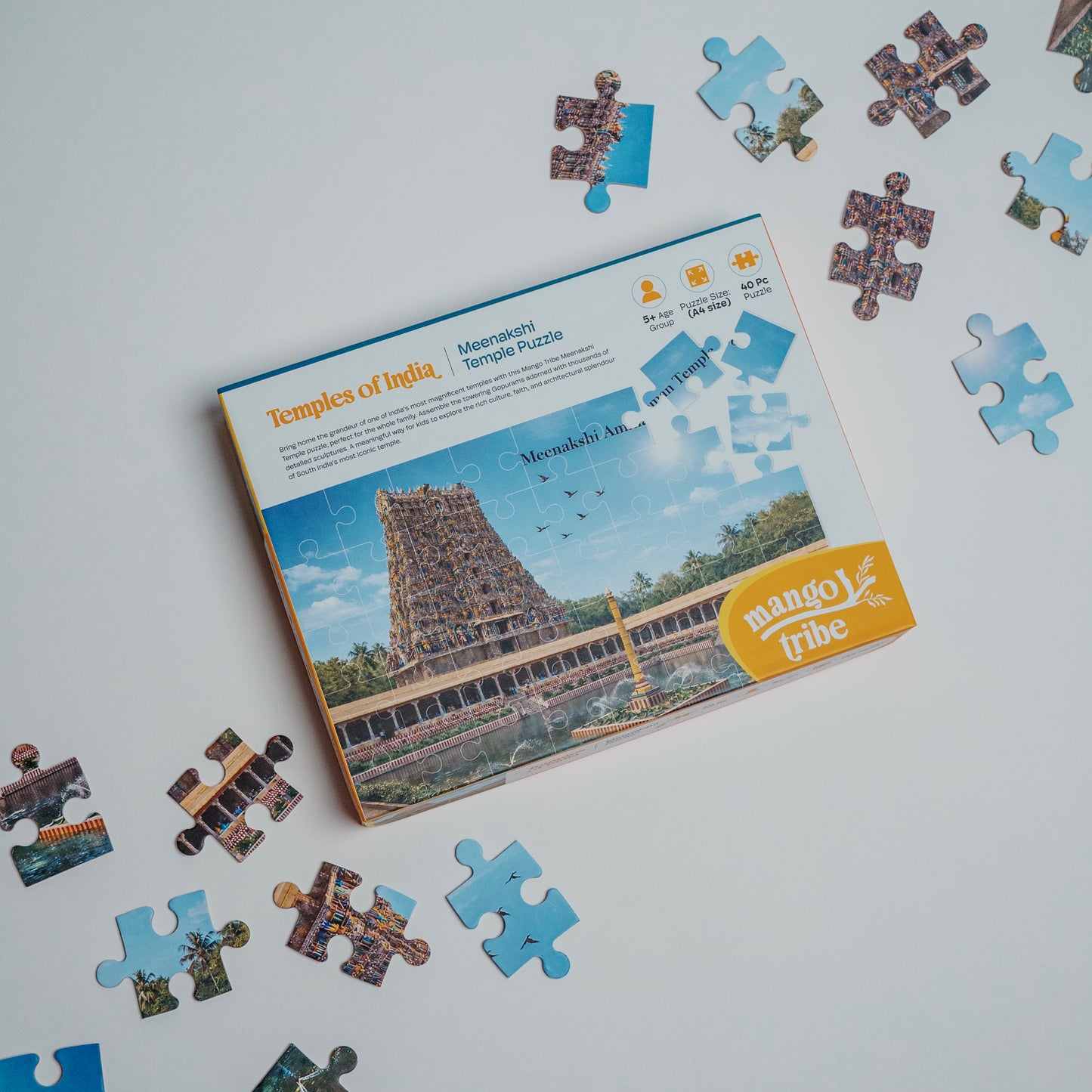 Meenakshi Temple Puzzle - Temples of India (40 piece)