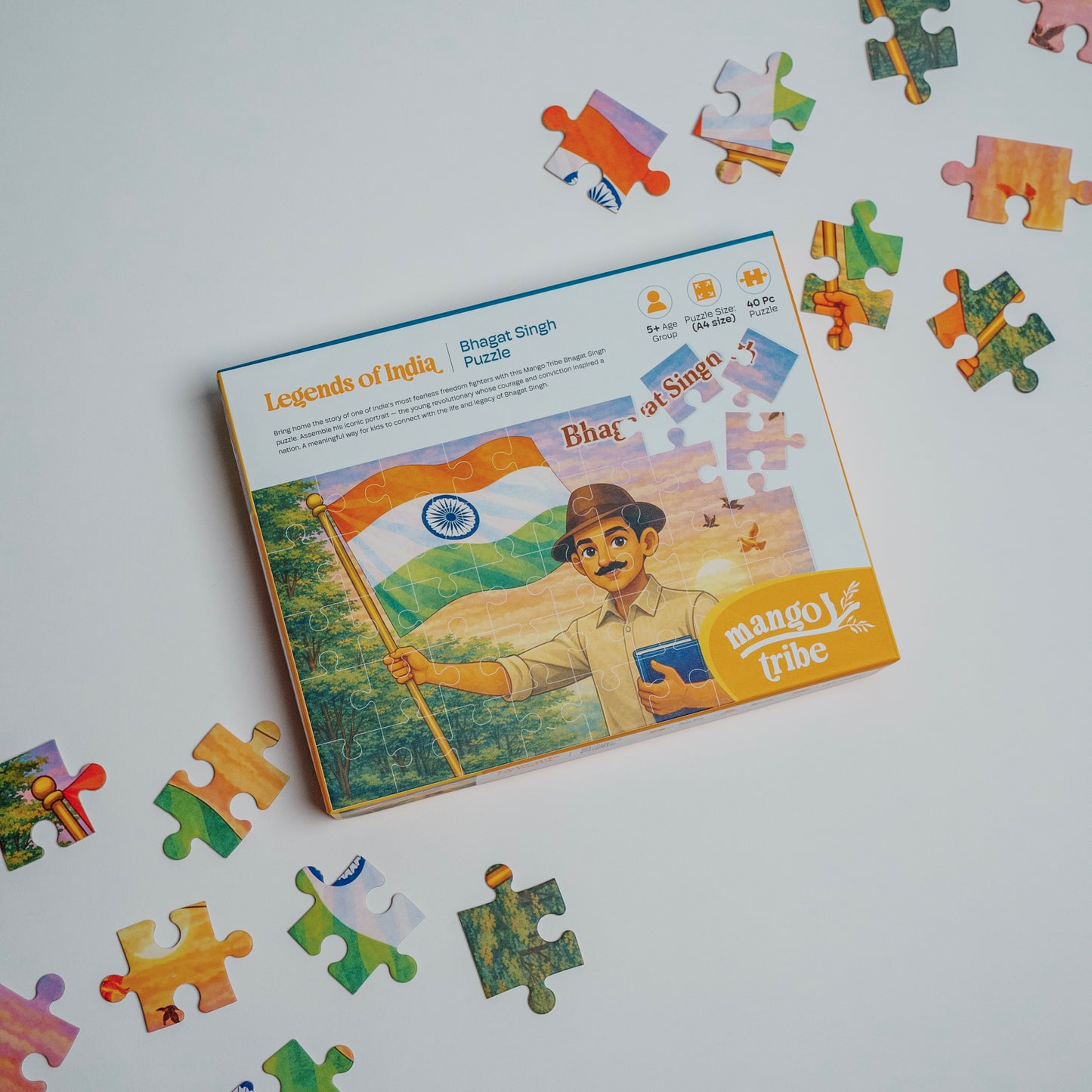 Bhagat Singh Puzzle - Legends of India (40 piece)