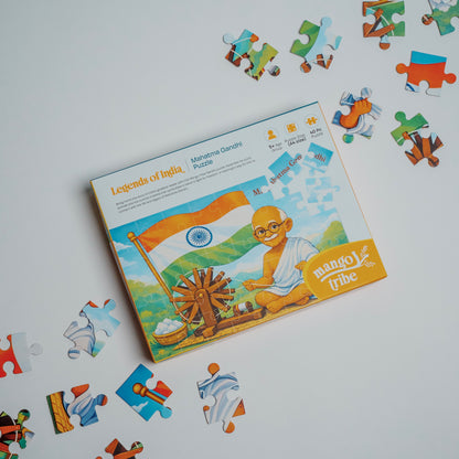 Mahatma Gandhi Puzzle - Legends of India (40 piece)