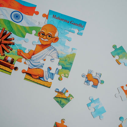 Mahatma Gandhi Puzzle - Legends of India (40 piece)