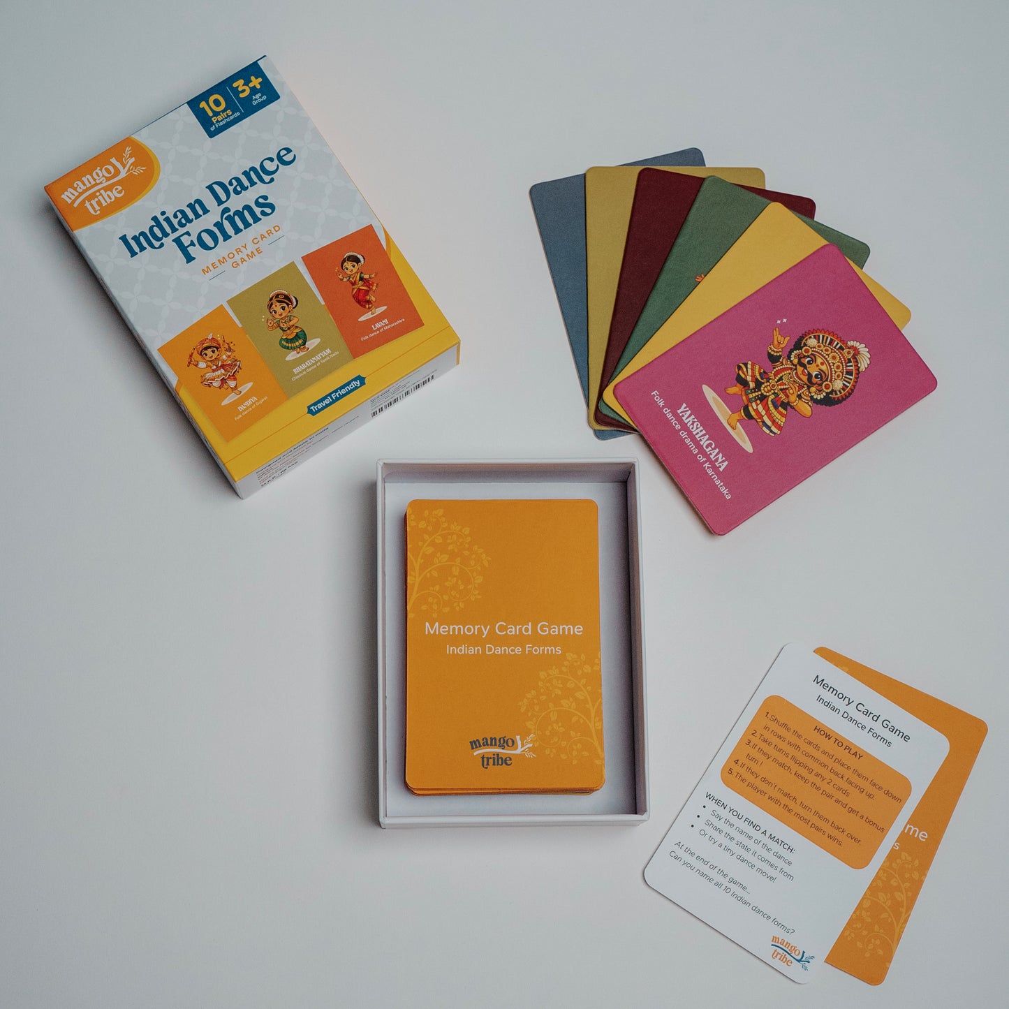 Indian Dance Forms - Memory Card Games