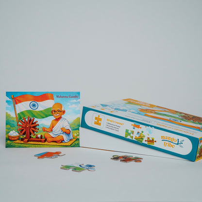 Mahatma Gandhi Puzzle - Legends of India (40 piece)