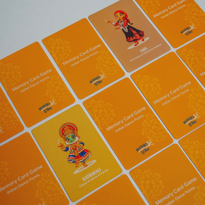 Indian Dance Forms - Memory Card Games