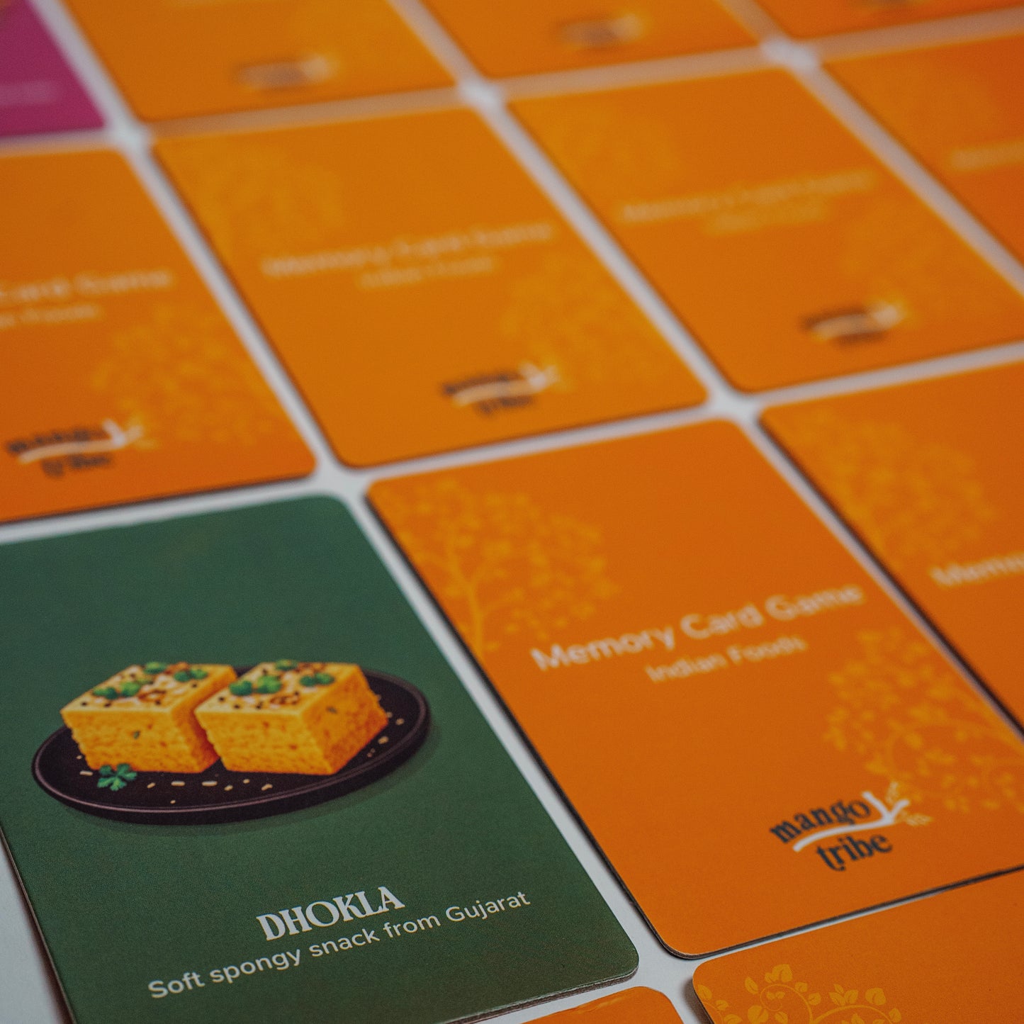 Indian Foods - Memory Card Games