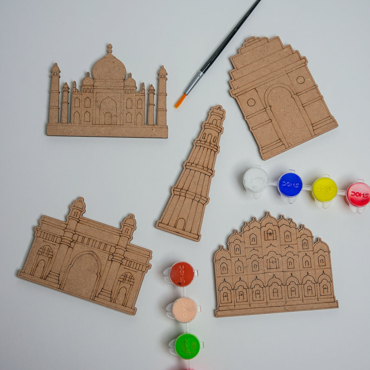Indian Monuments - Fridge Magnet Paint Kit