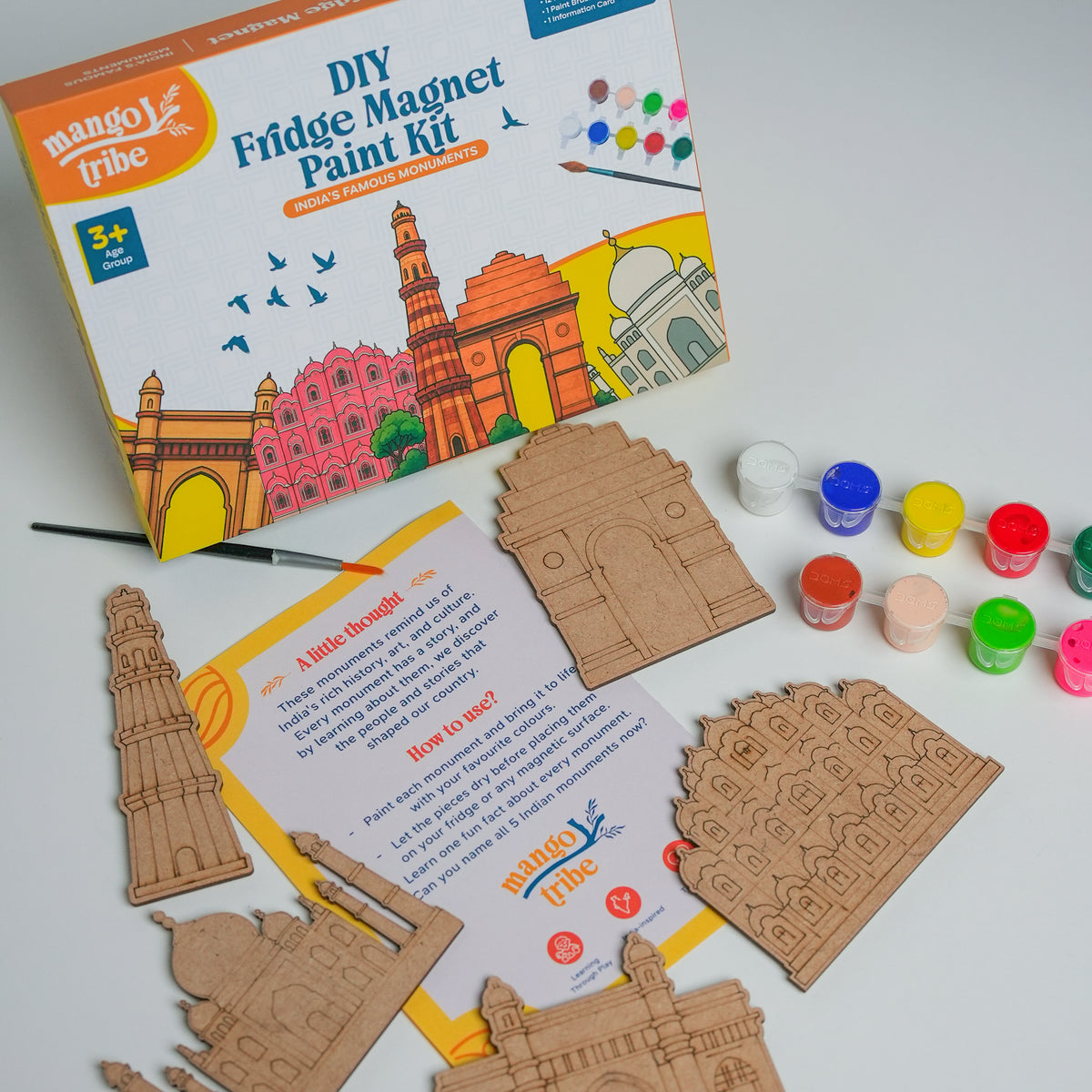 Indian Monuments - Fridge Magnet Paint Kit